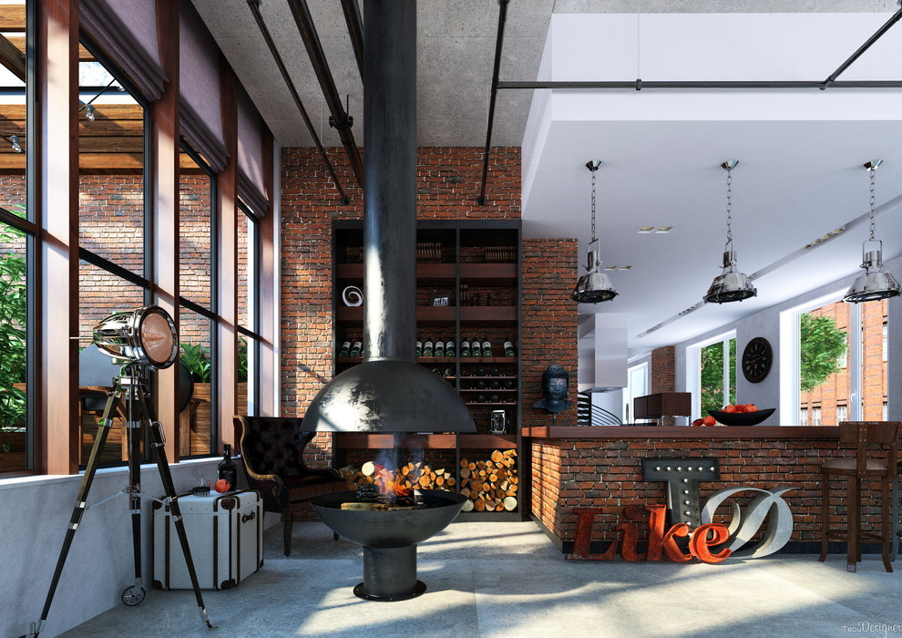 Лофт для молодого человека / Gentleman's Loft