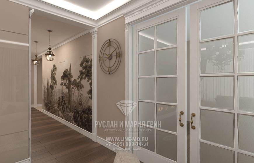 Дизайн прихожей квартиры в Заречье