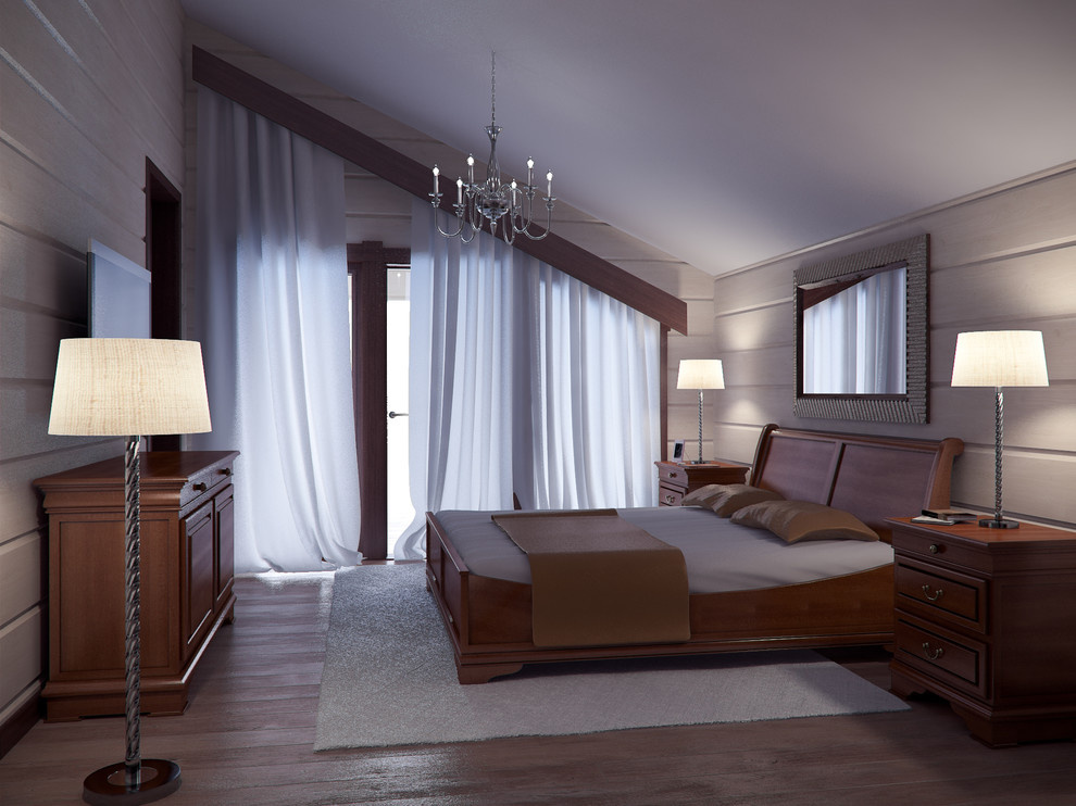 Интерьер деревянного дома