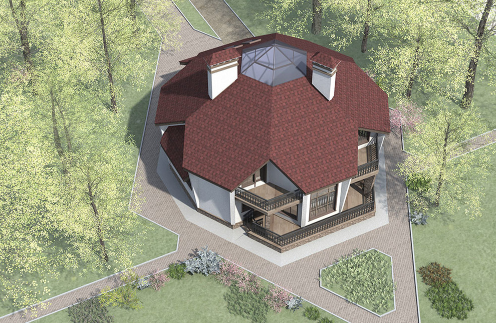 house with atrium