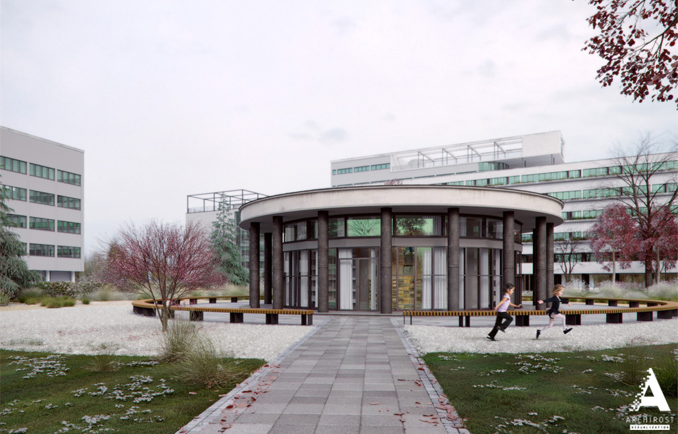 3D-реконструкция дома-коммуны Наркомфина