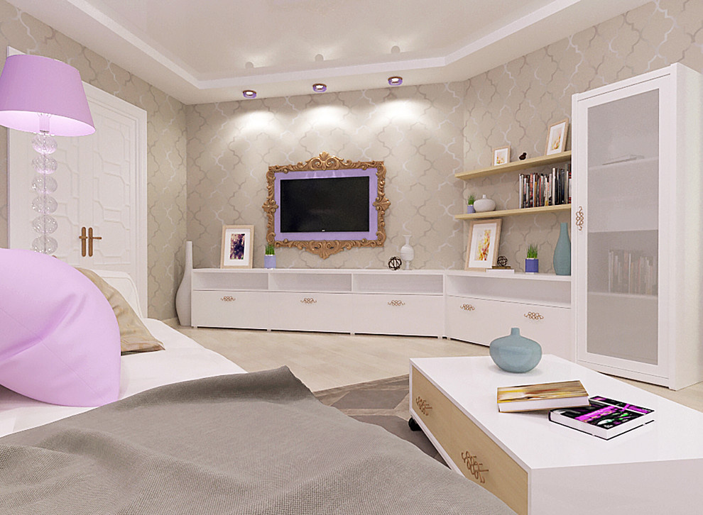 3D визуализация гостиной