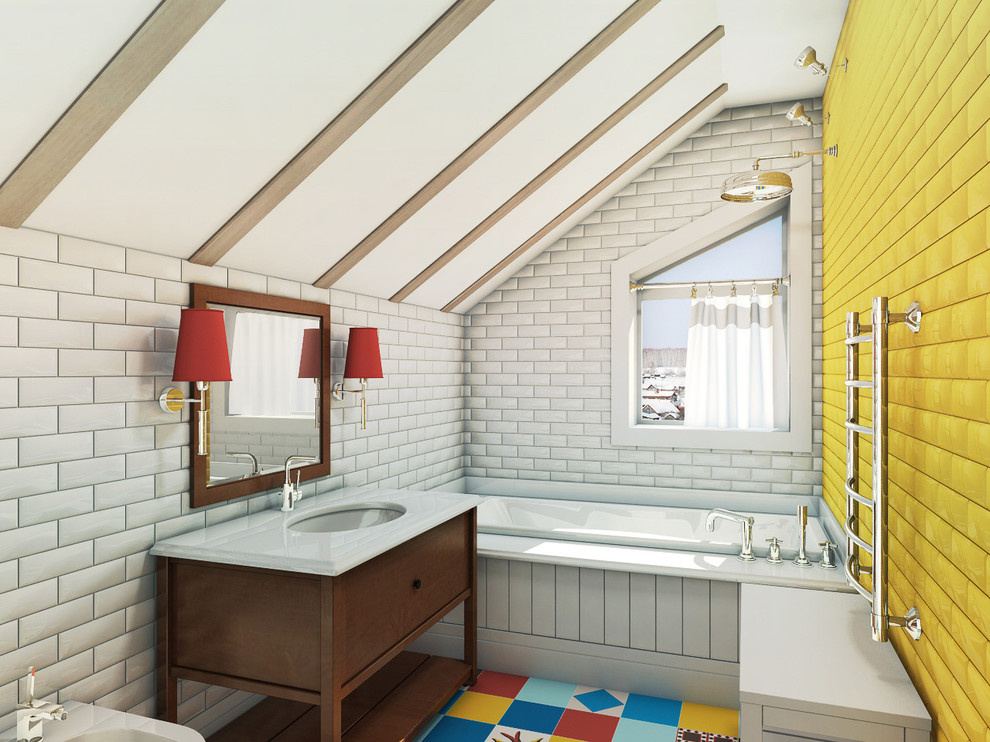 bath room, lesnye polyany house