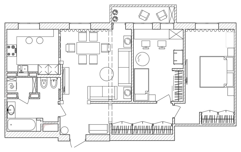 Houzz тур: Ажурный «иней» в московской сталинке