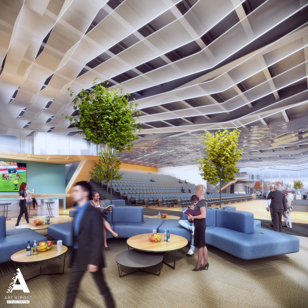Visualization of office for the large Russian company "Rosatom"