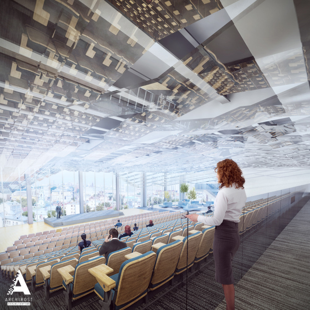 Visualization of office for the large Russian company "Rosatom"