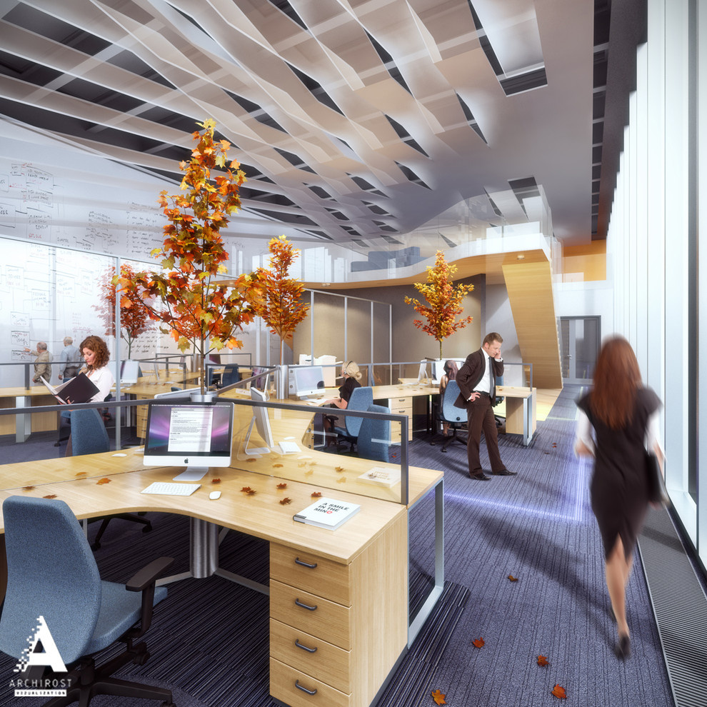 Visualization of office for the large Russian company "Rosatom"