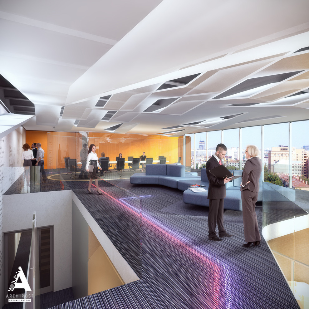 Visualization of office for the large Russian company "Rosatom"