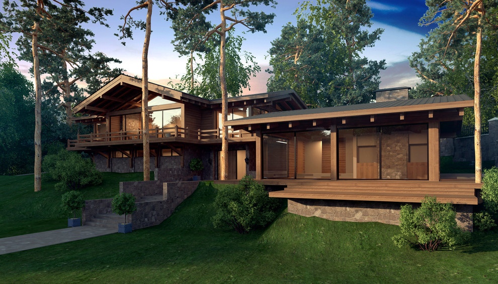 wooden house