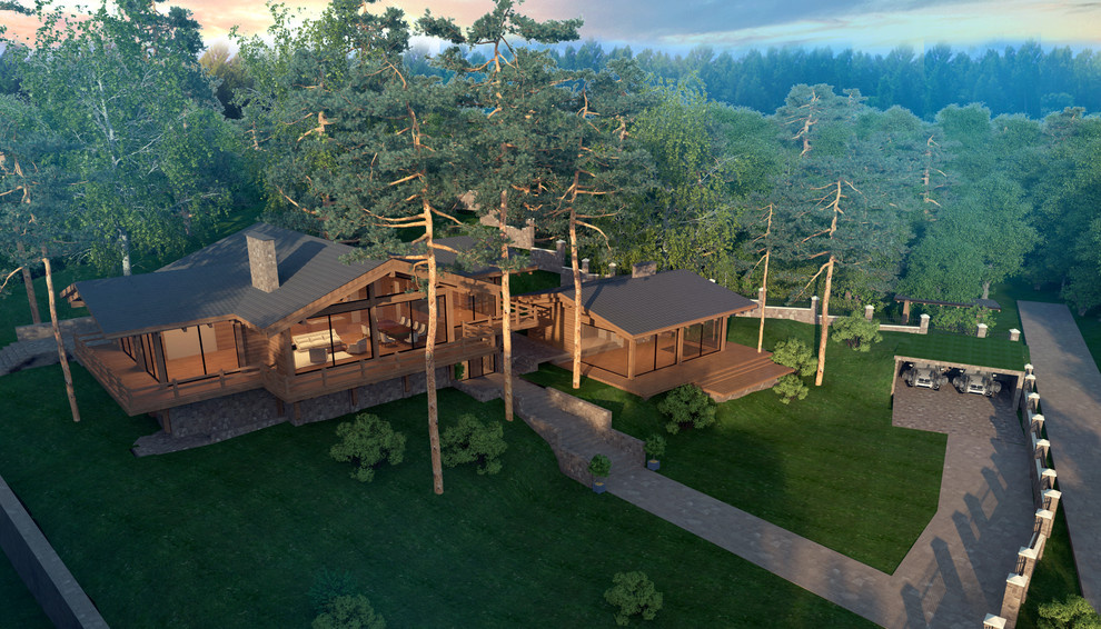 wooden house