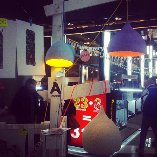 Avocado lamp