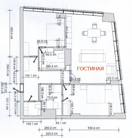 Современная квартира с панорамными окнами в новостройке (Москва)