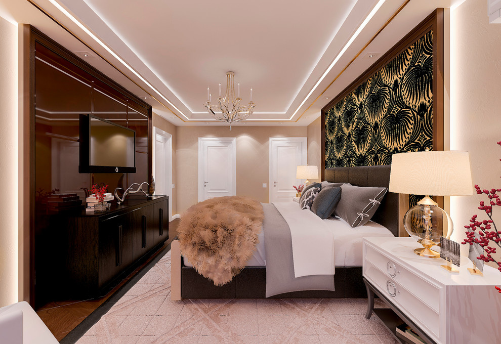 Спальня "Gold & fur"