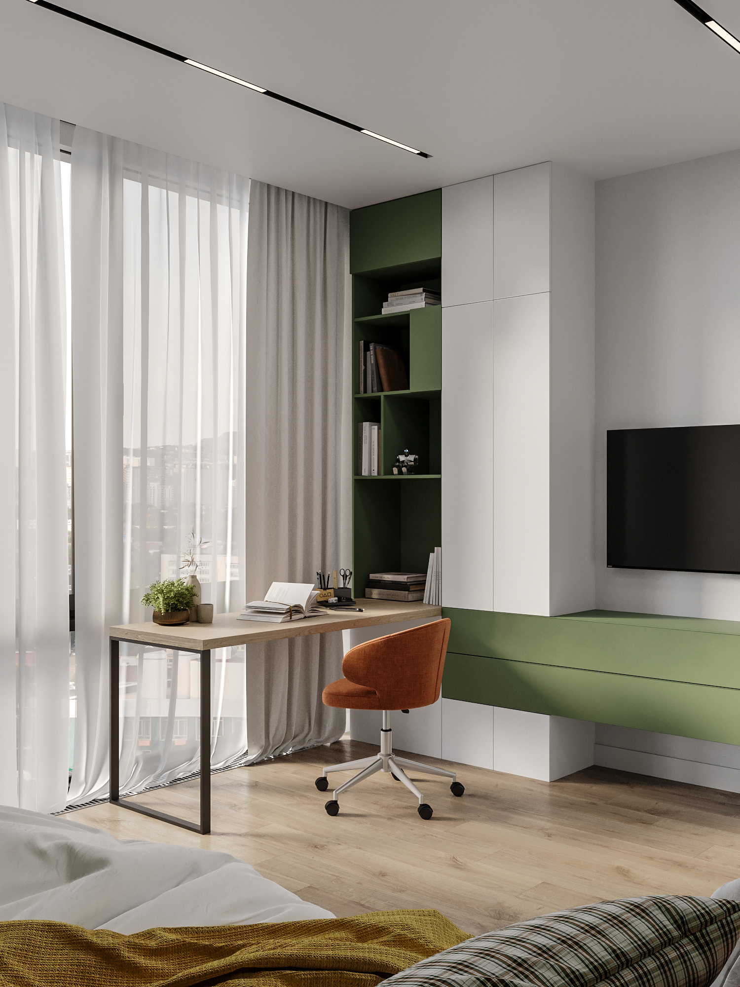 Минималистичный дизайн квартиры 94 м² для пары