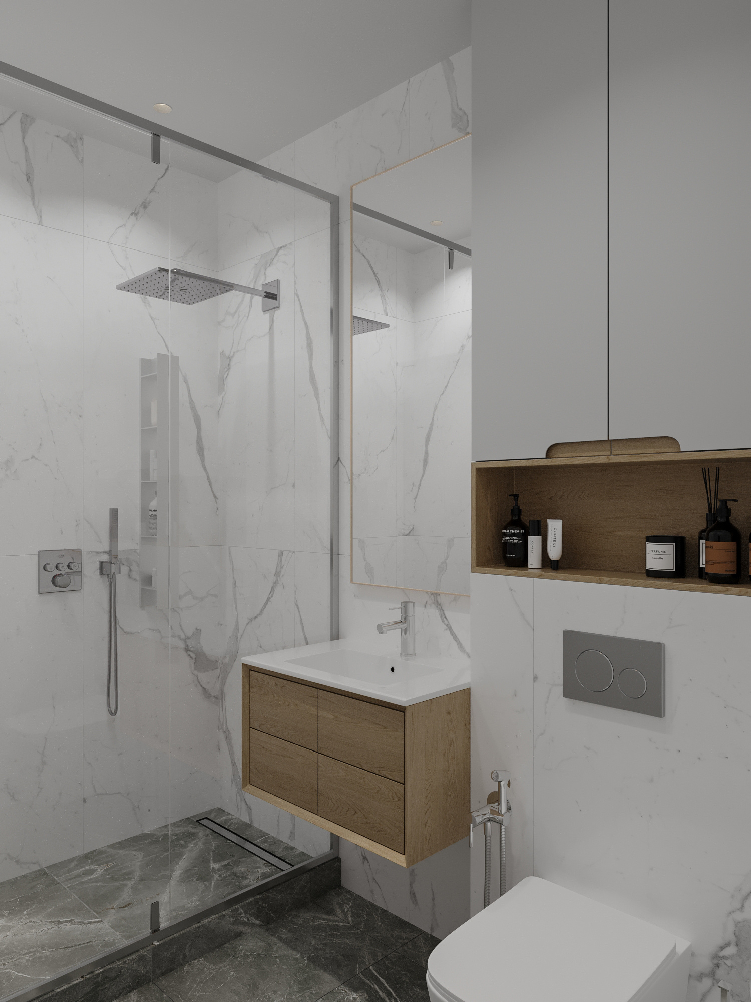 Минималистичный дизайн квартиры 94 м² для пары
