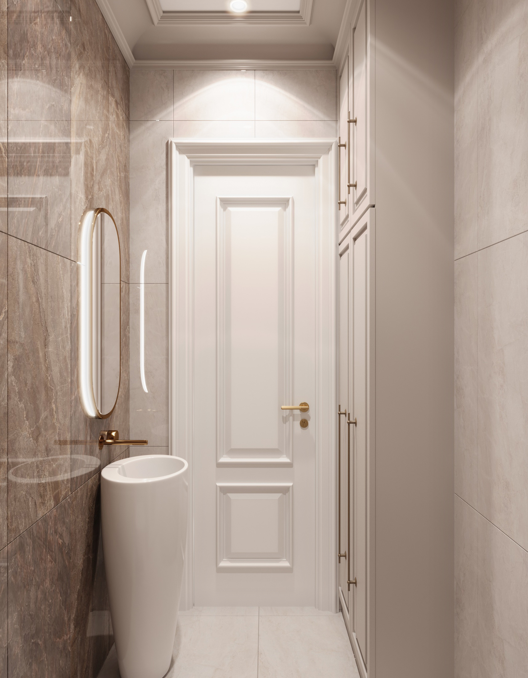 Современный ремонт 107 м² для семьи с детьми в московской новостройке