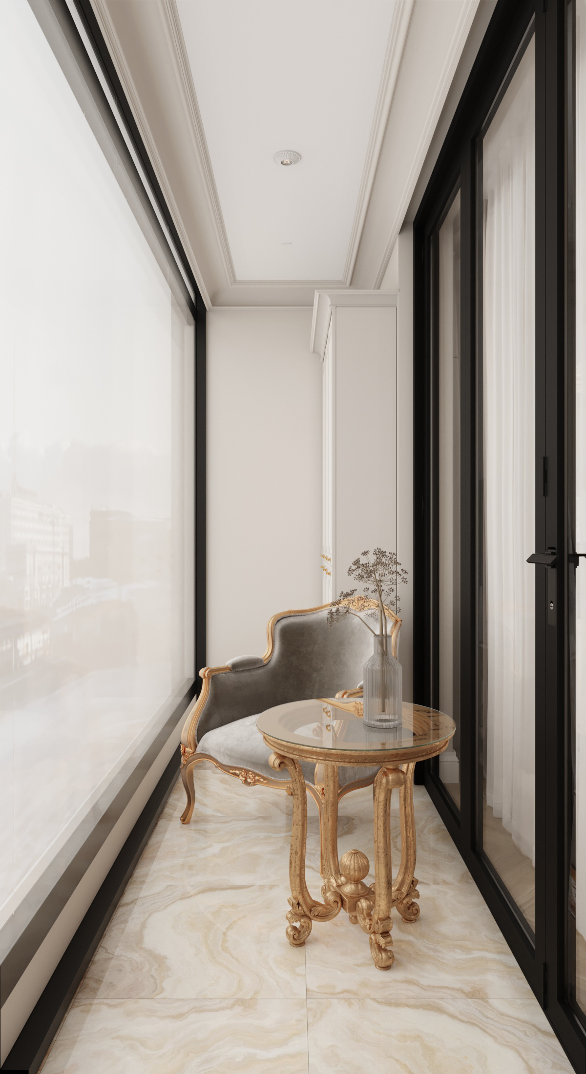 Современный ремонт 107 м² для семьи с детьми в московской новостройке