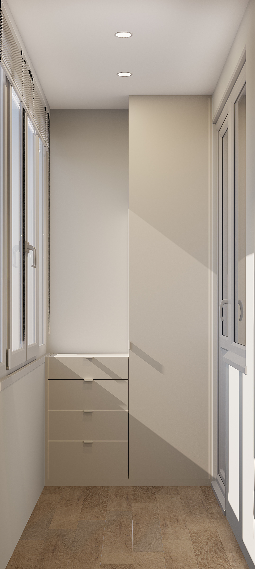 Дизайн-проект квартиры 57 м² в современном стиле