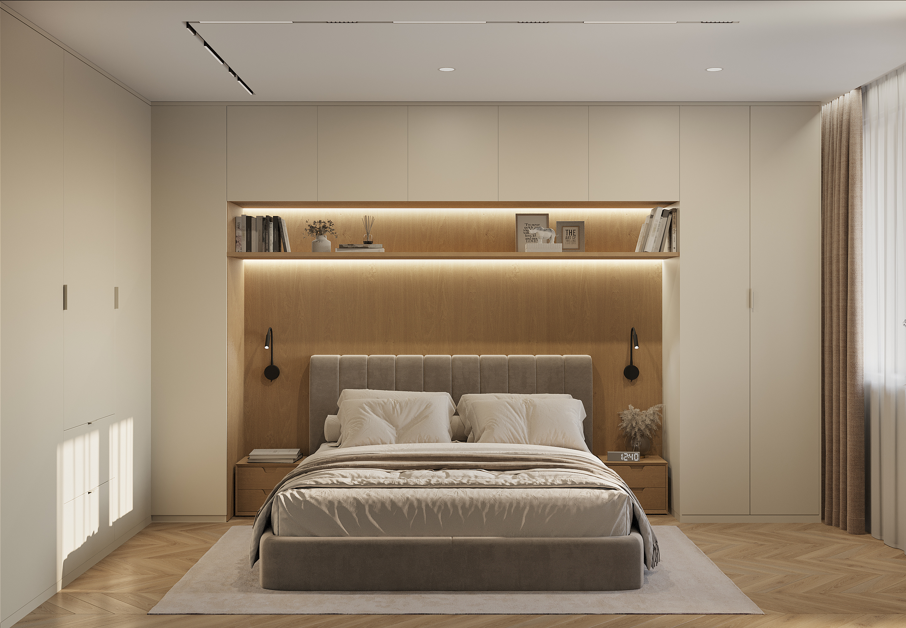 Дизайн-проект квартиры 57 м² в современном стиле