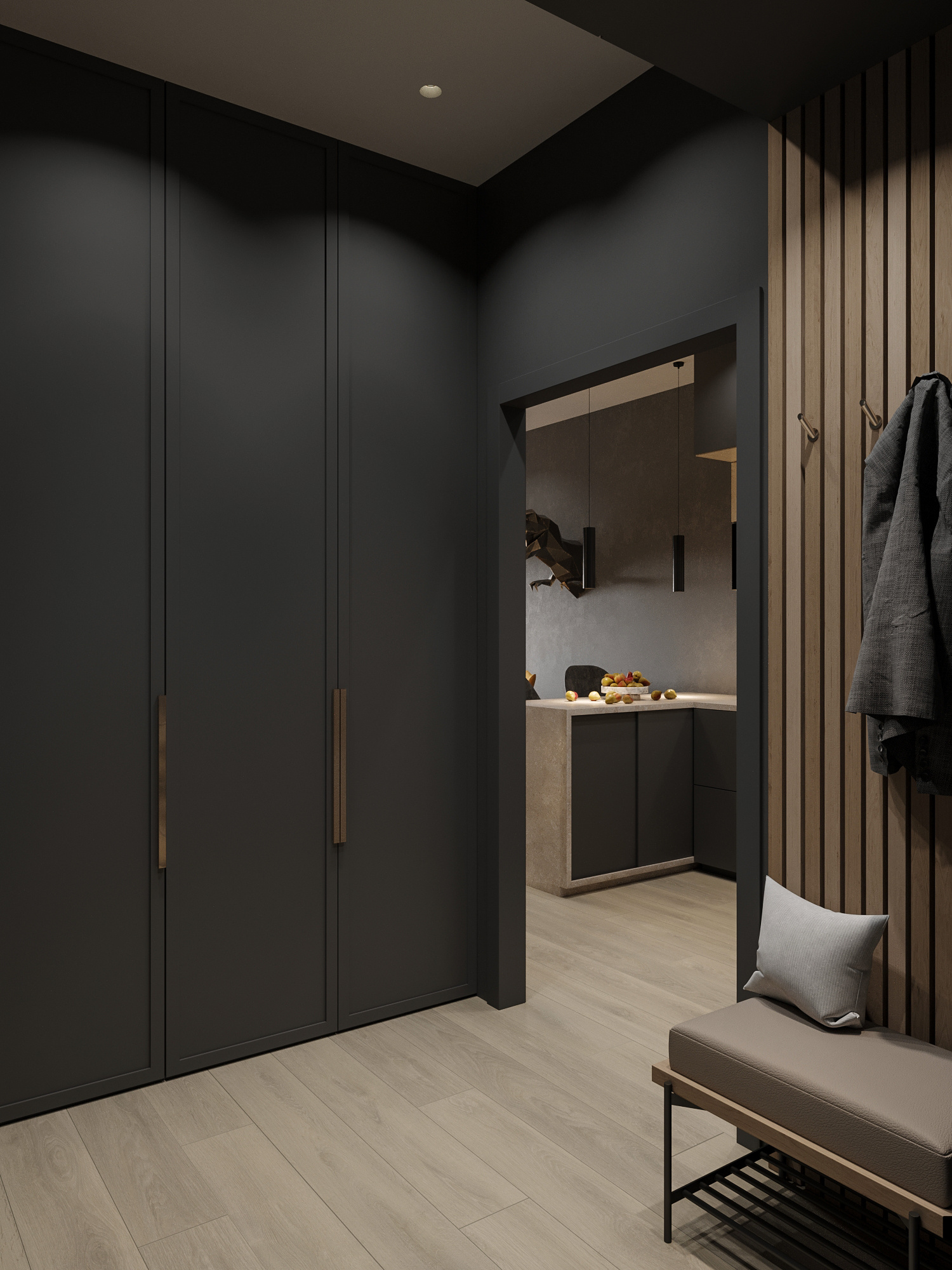 Современный интерьер квартиры 46 м² в Москве