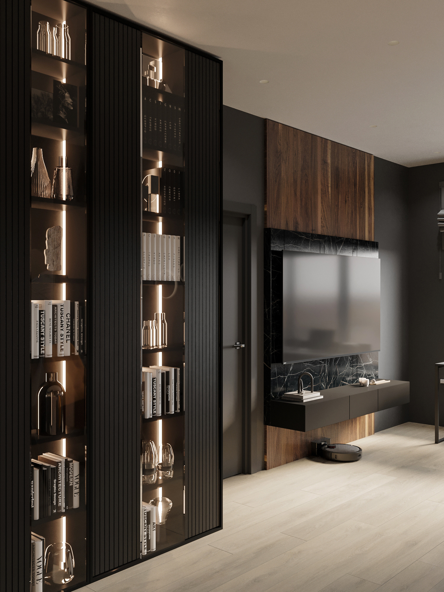 Современный интерьер квартиры 46 м² в Москве