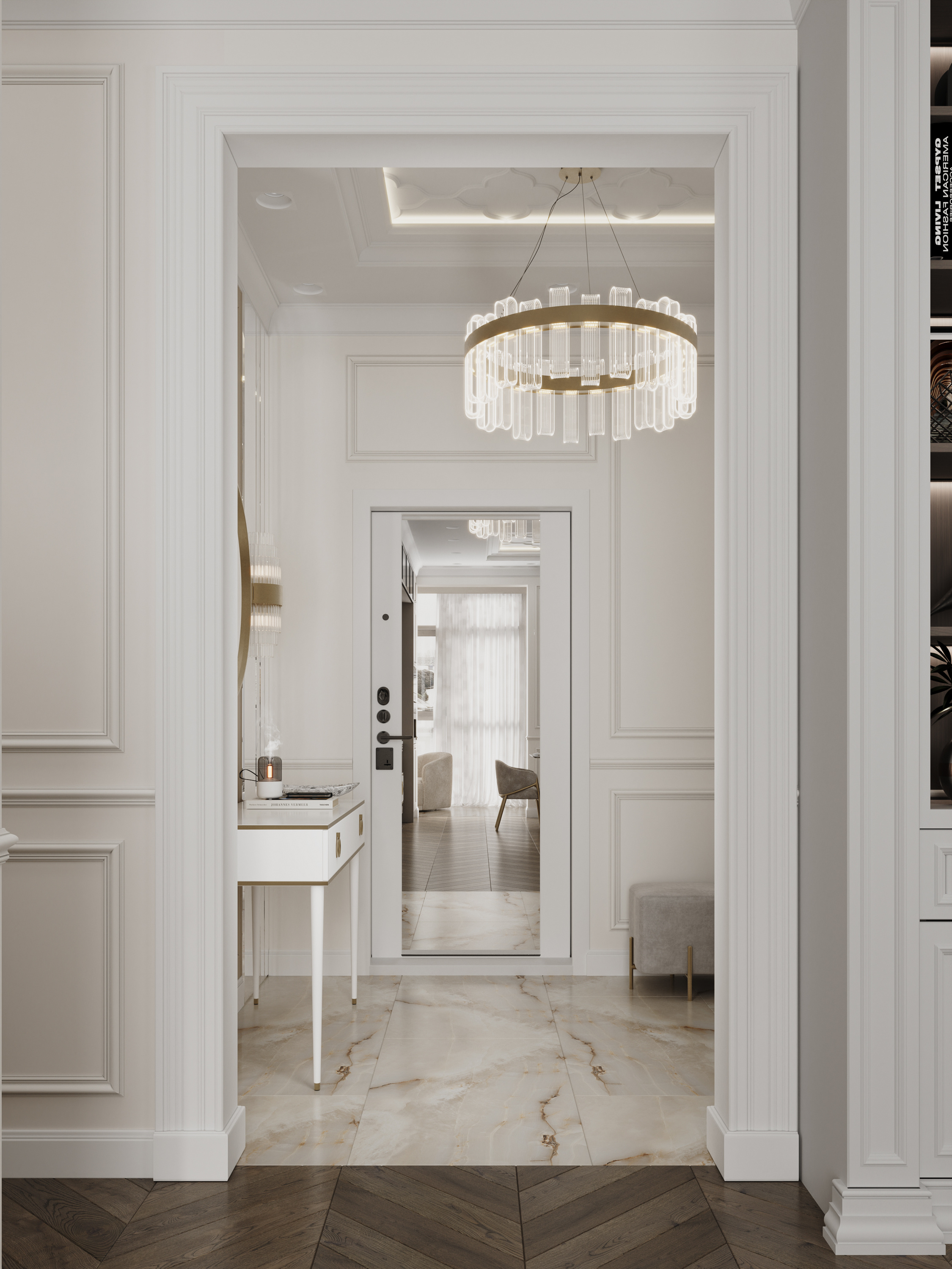 Просторная квартира 128 м² с современным дизайном