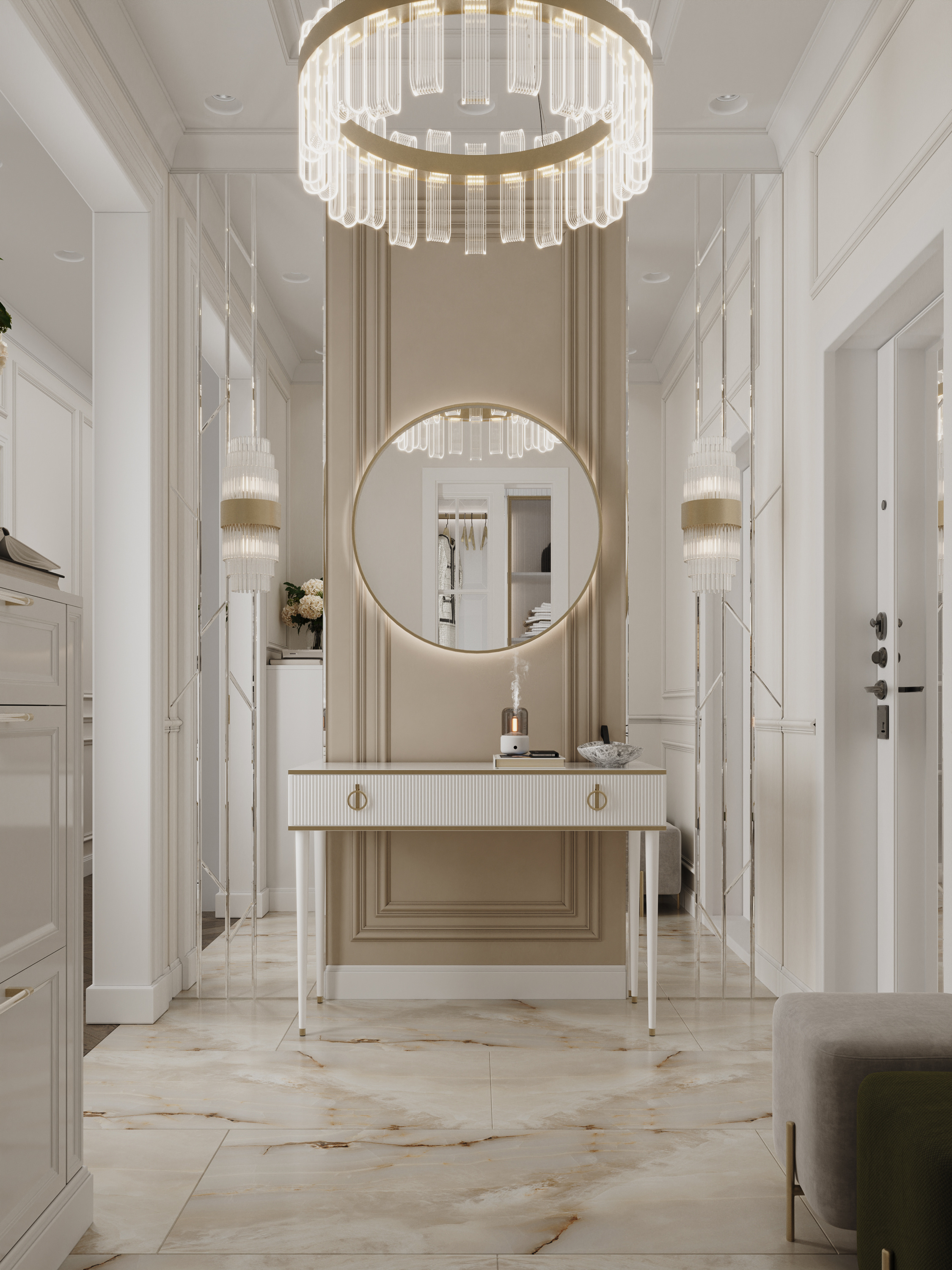 Просторная квартира 128 м² с современным дизайном