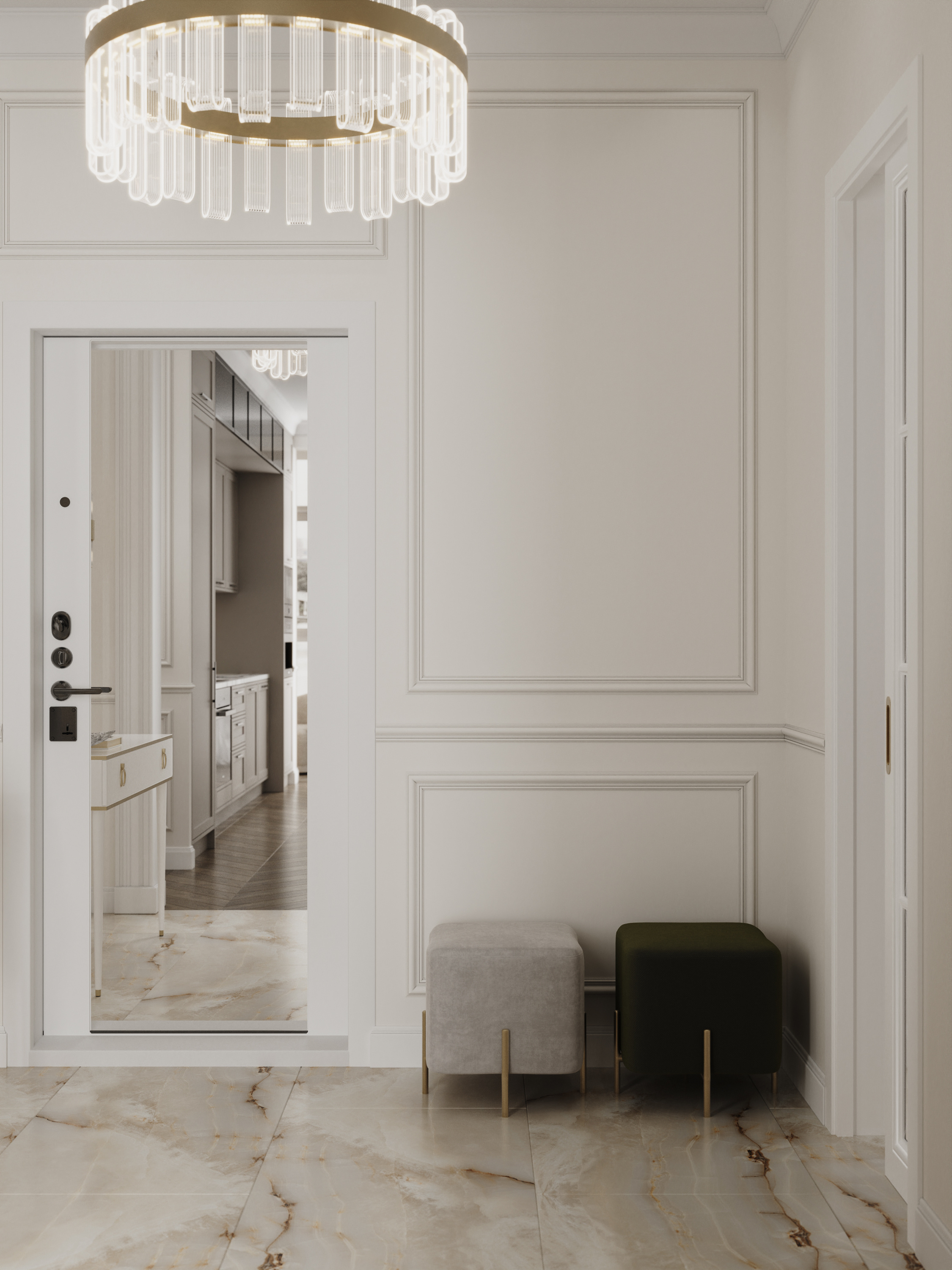 Просторная квартира 128 м² с современным дизайном