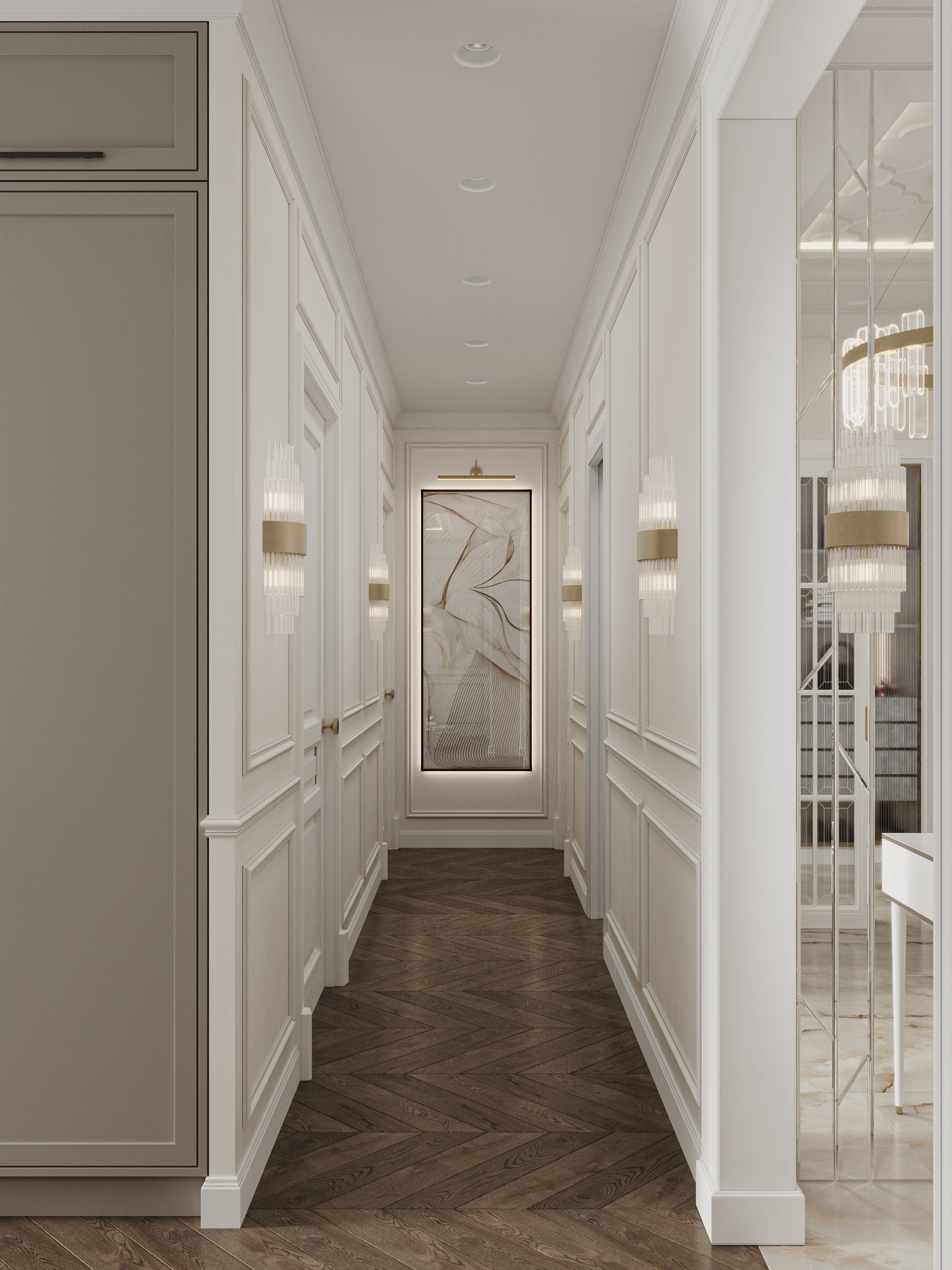 Просторная квартира 128 м² с современным дизайном