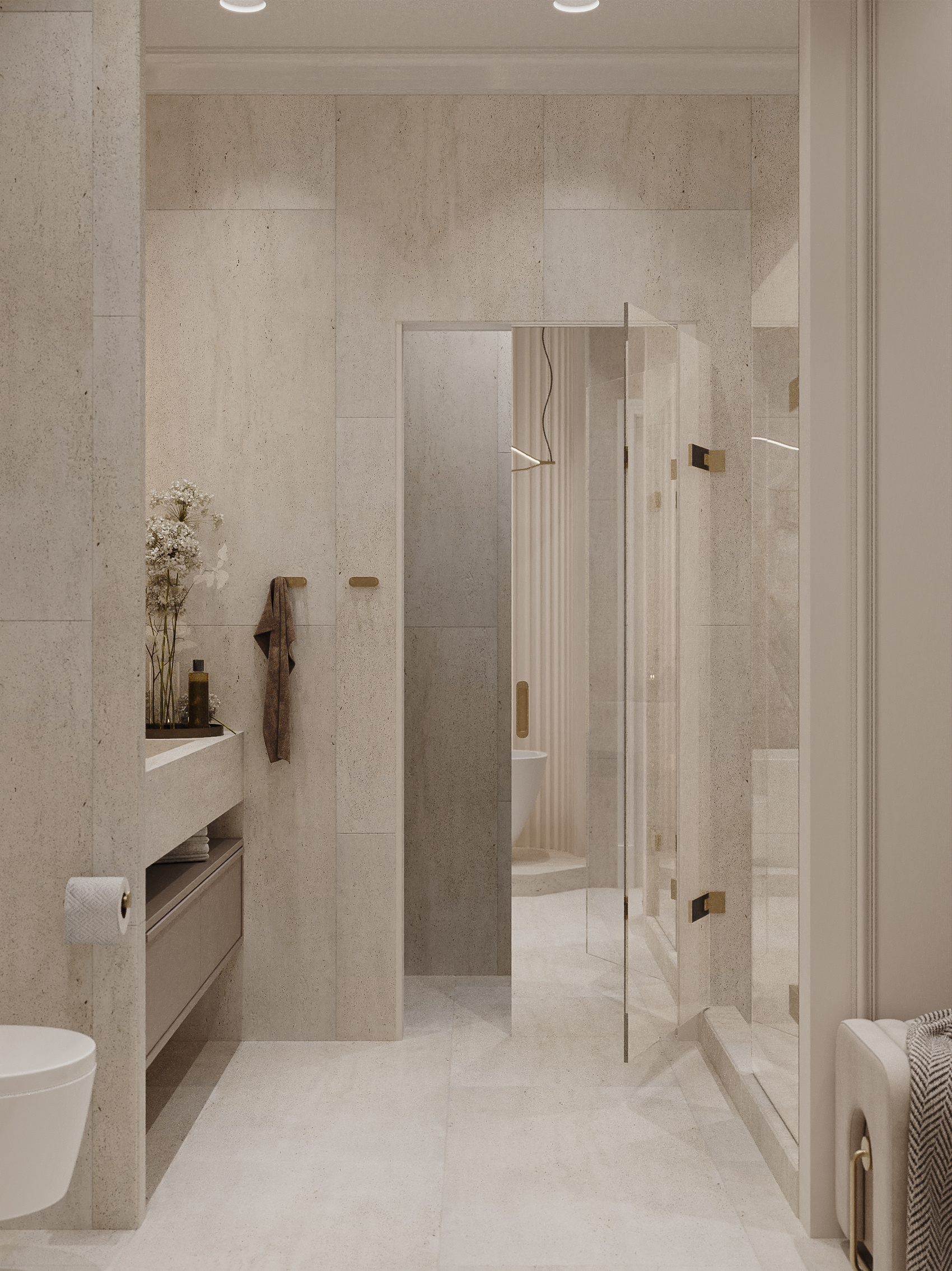 Просторная квартира 128 м² с современным дизайном