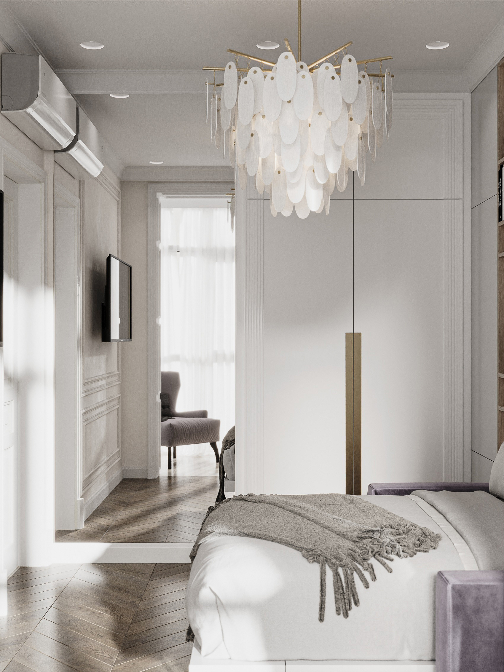 Просторная квартира 128 м² с современным дизайном
