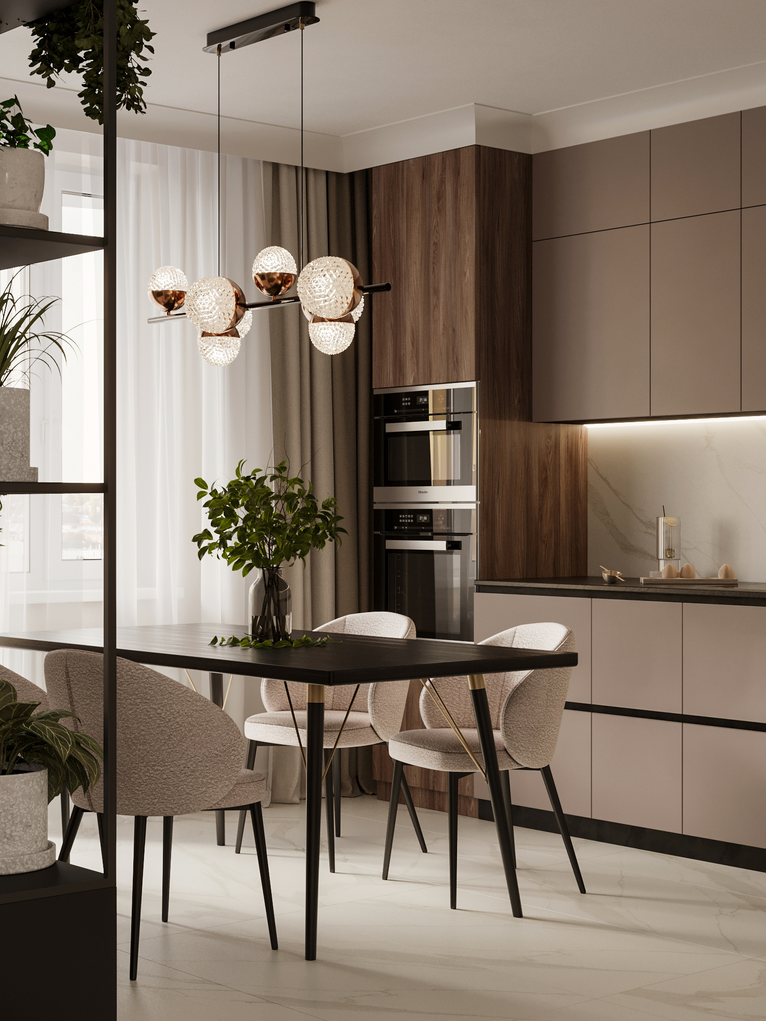 Дизайн квартиры 110 м² в современном стиле