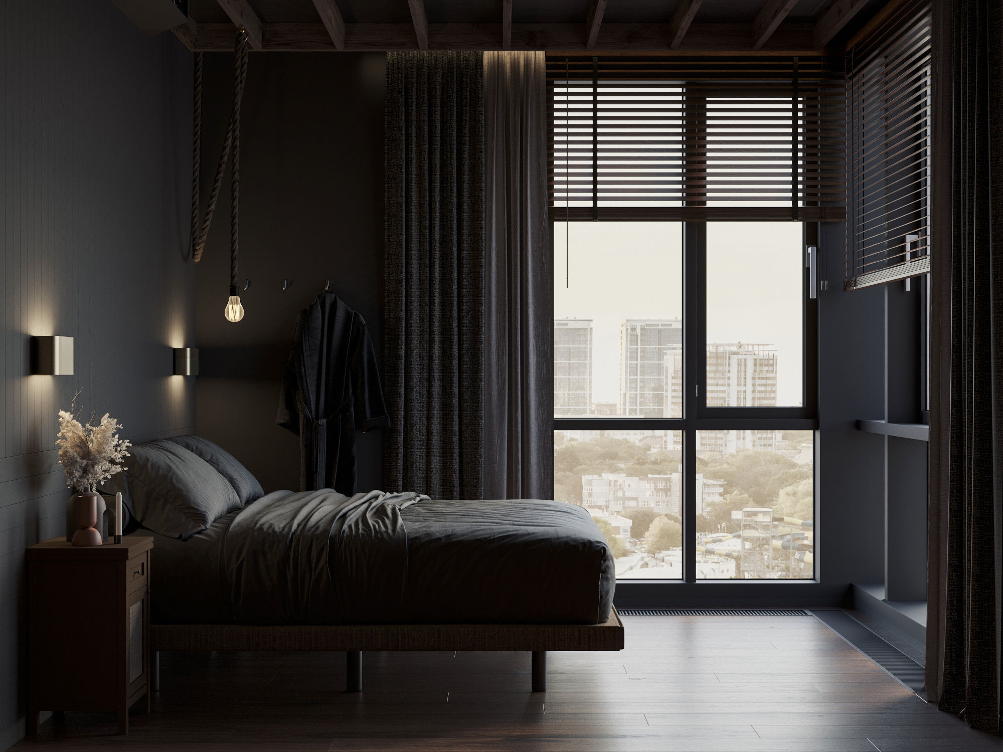 Лаконичный и современный квартиры 70 м²