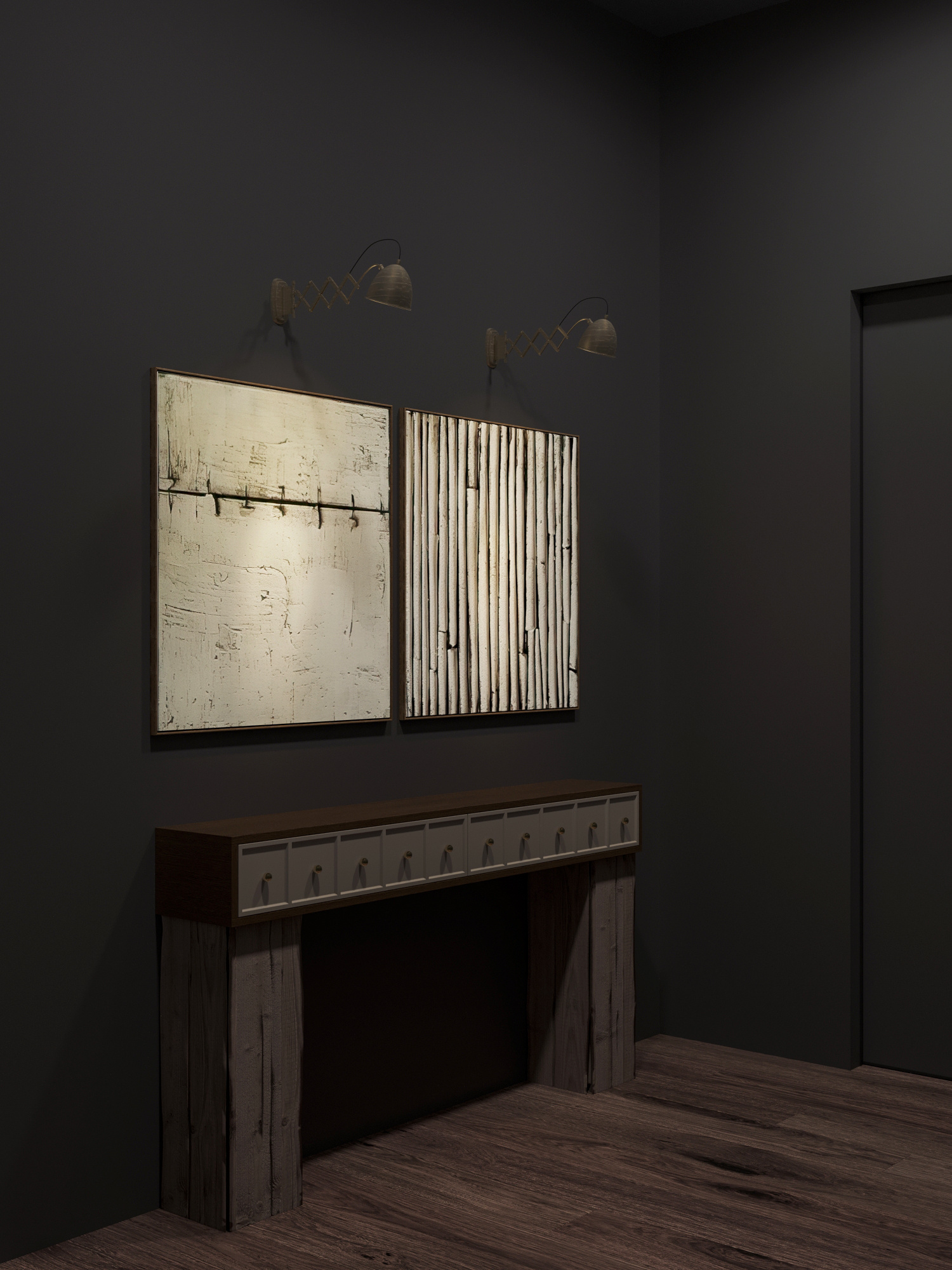 Лаконичный и современный квартиры 70 м²