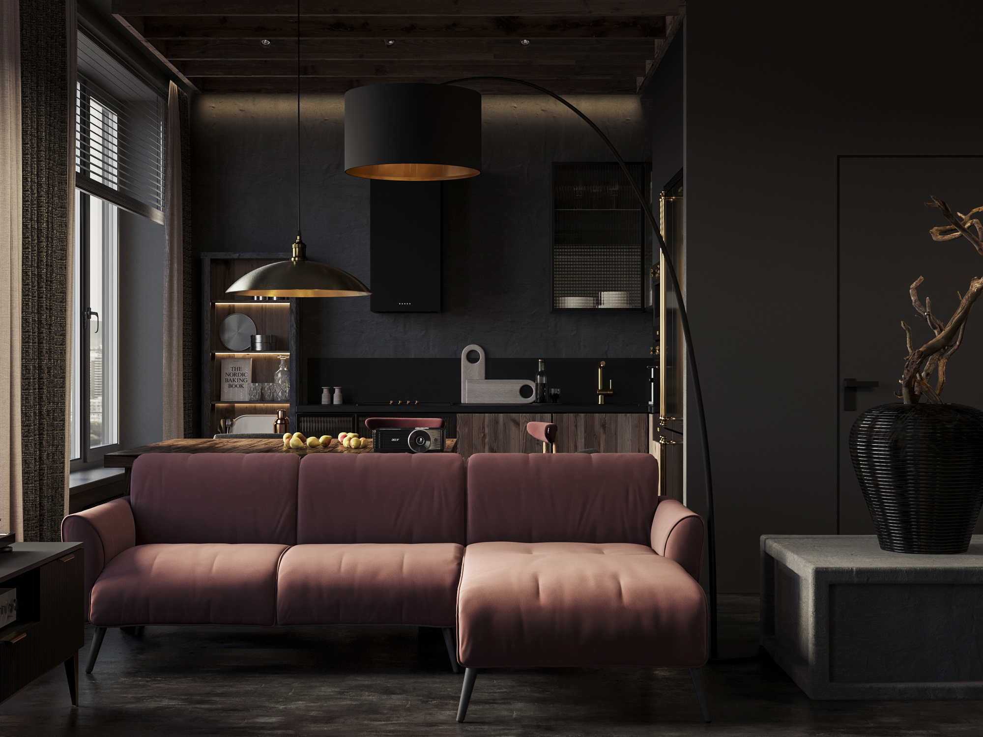 Лаконичный и современный квартиры 70 м²