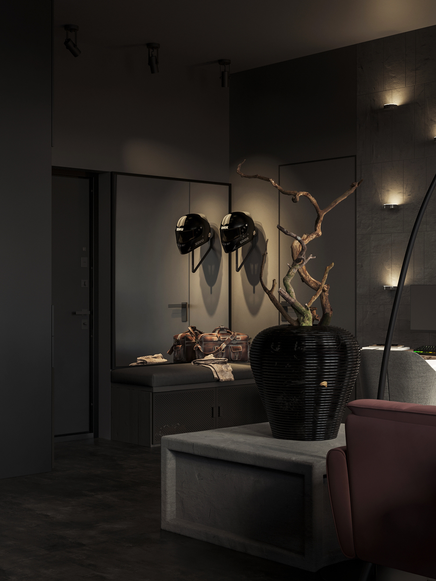 Лаконичный и современный квартиры 70 м²