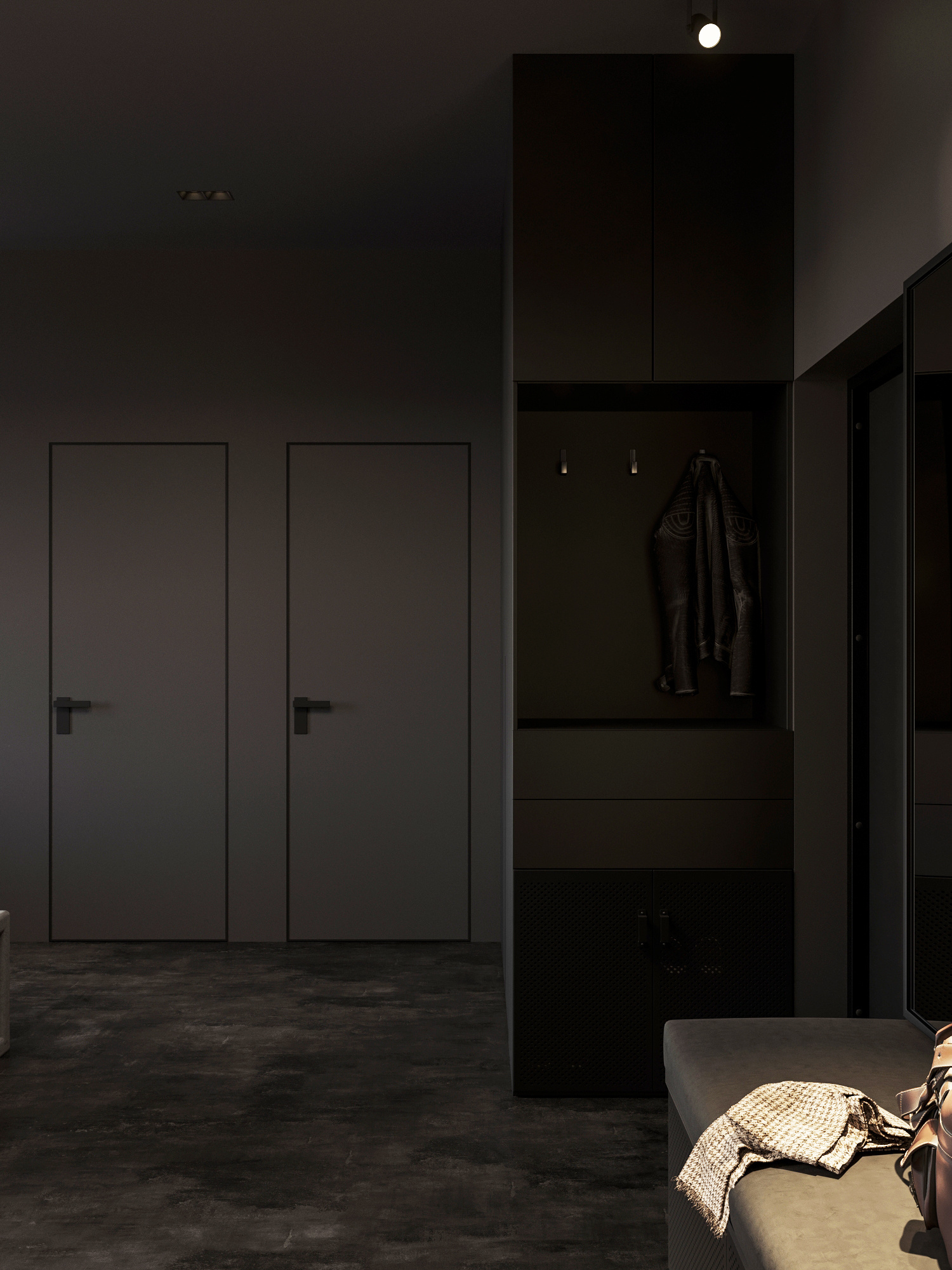 Лаконичный и современный квартиры 70 м²