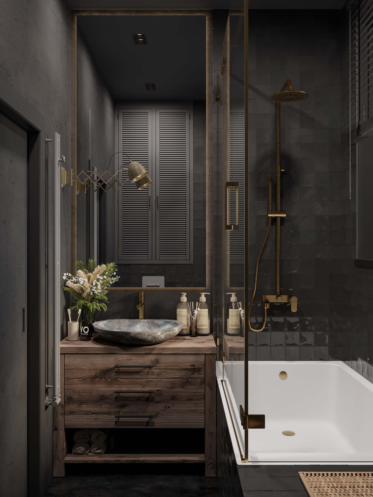 Лаконичный и современный квартиры 70 м²