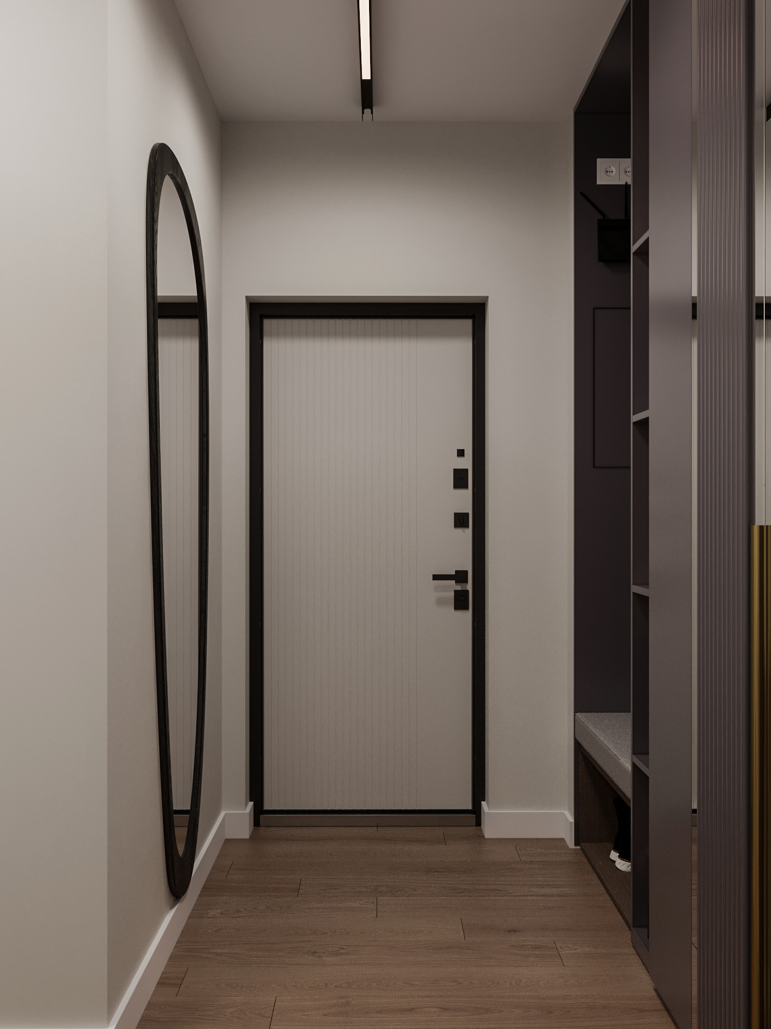 Функциональный дизайн проект квартиры 49м