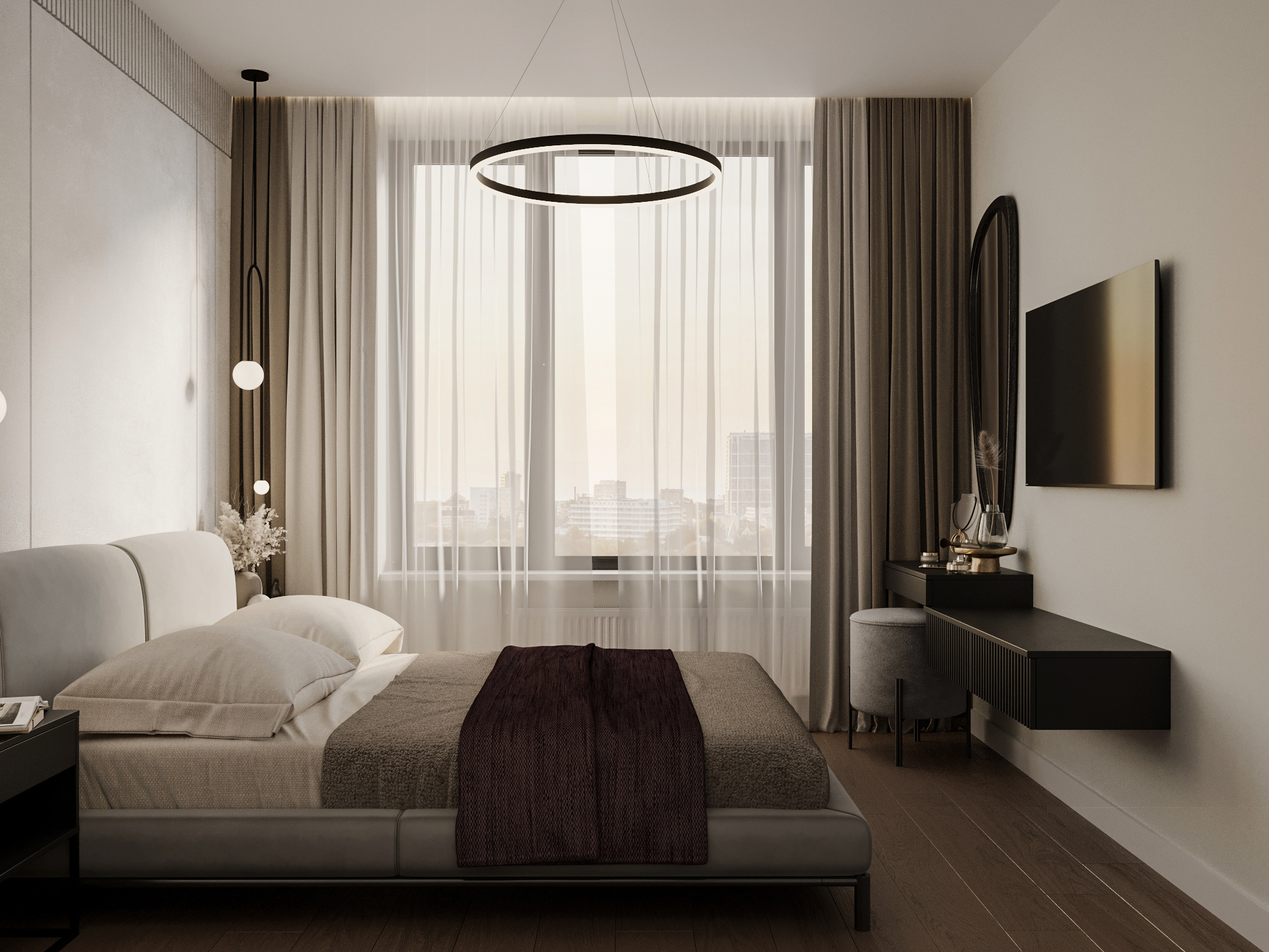 Функциональный дизайн проект квартиры 49м