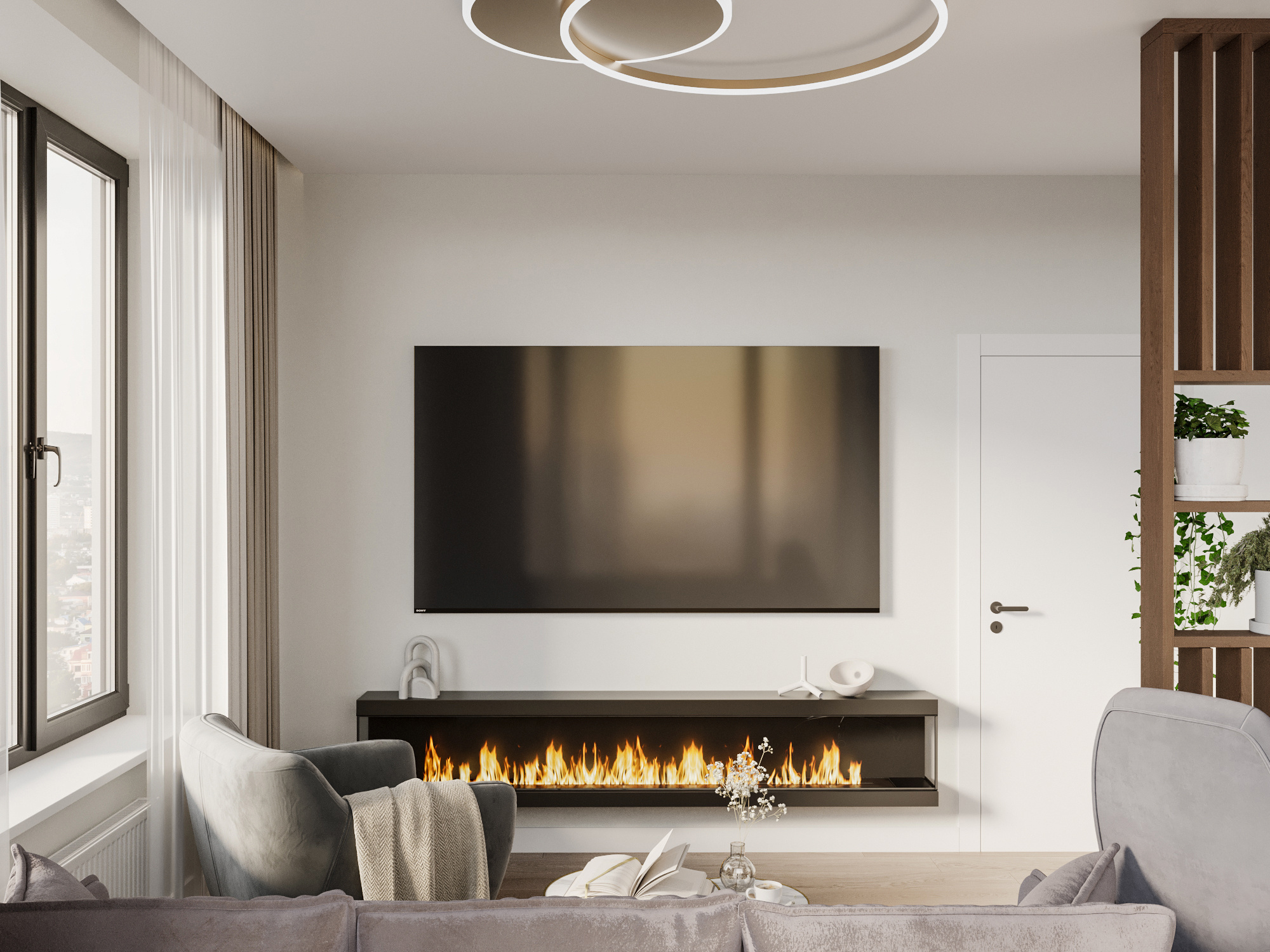 Функциональный дизайн проект квартиры 49м