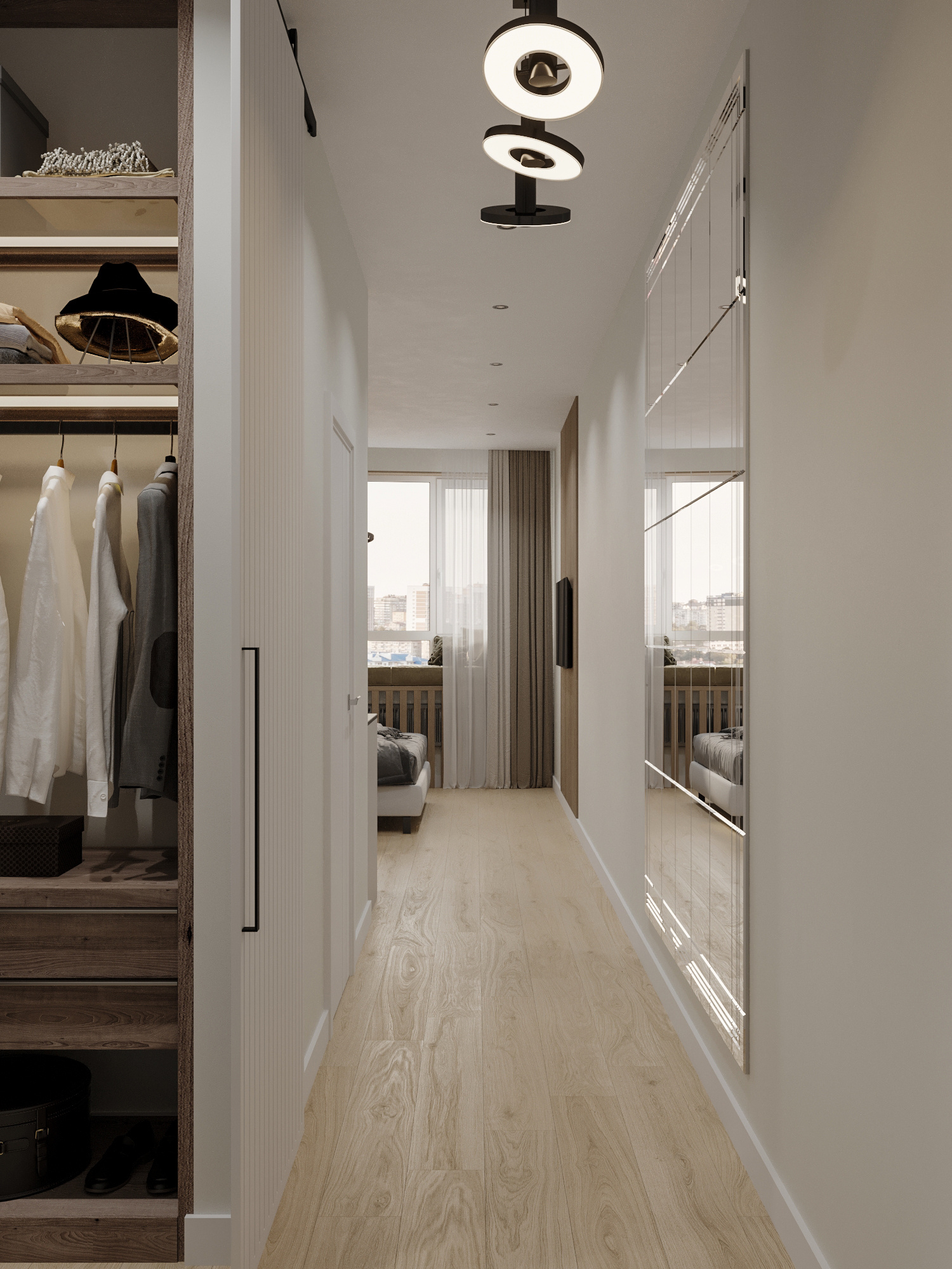 Уместили все современной квартире 28 м² с акцентом а