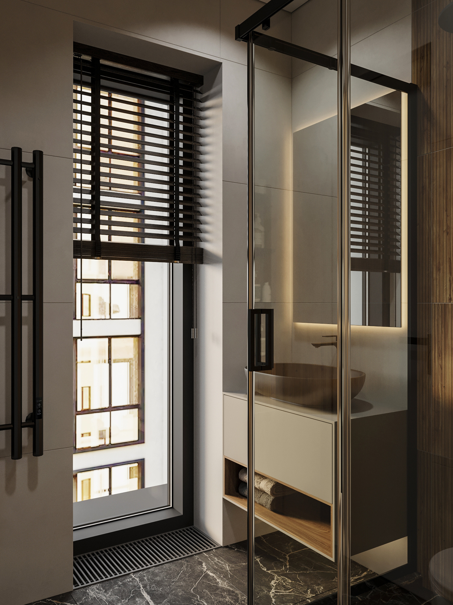 Современный ремонт маленькой квартиры 60 м² для семьи в Москве