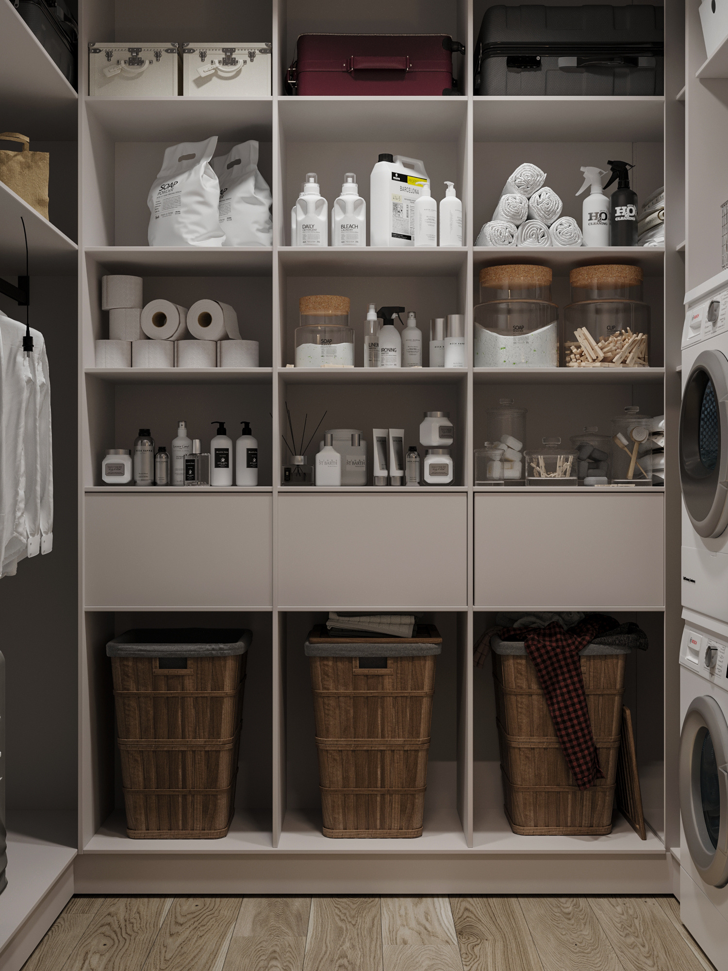 Современный ремонт маленькой квартиры 60 м² для семьи в Москве