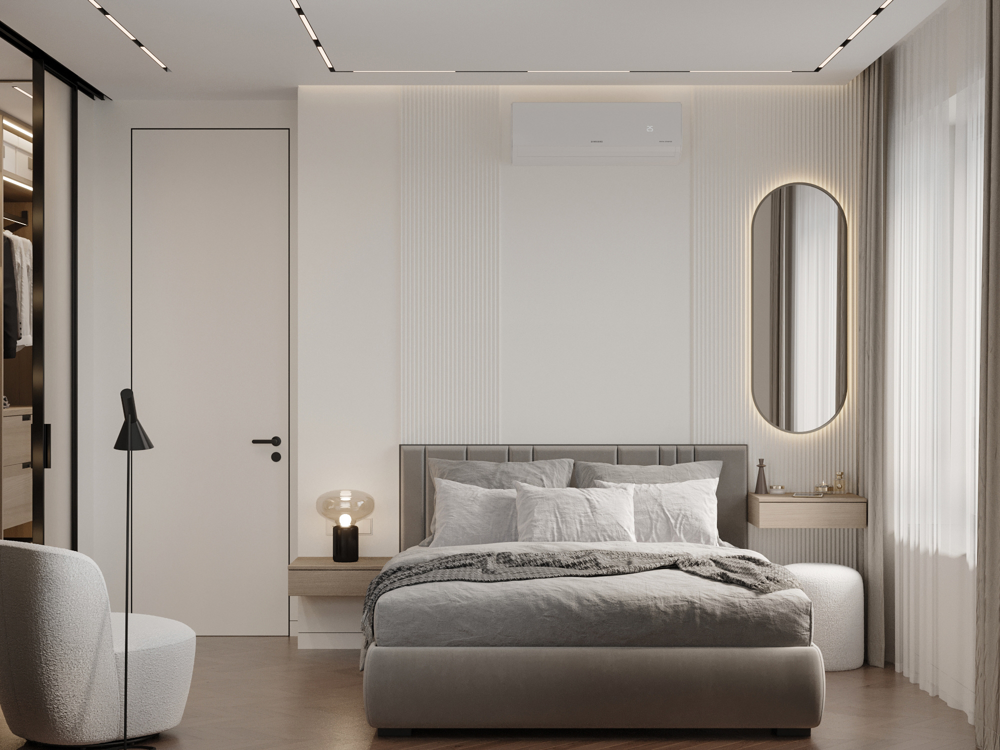 Обложка проекта: Функциональный интерьер квартиры 61 м² для пары в Москве