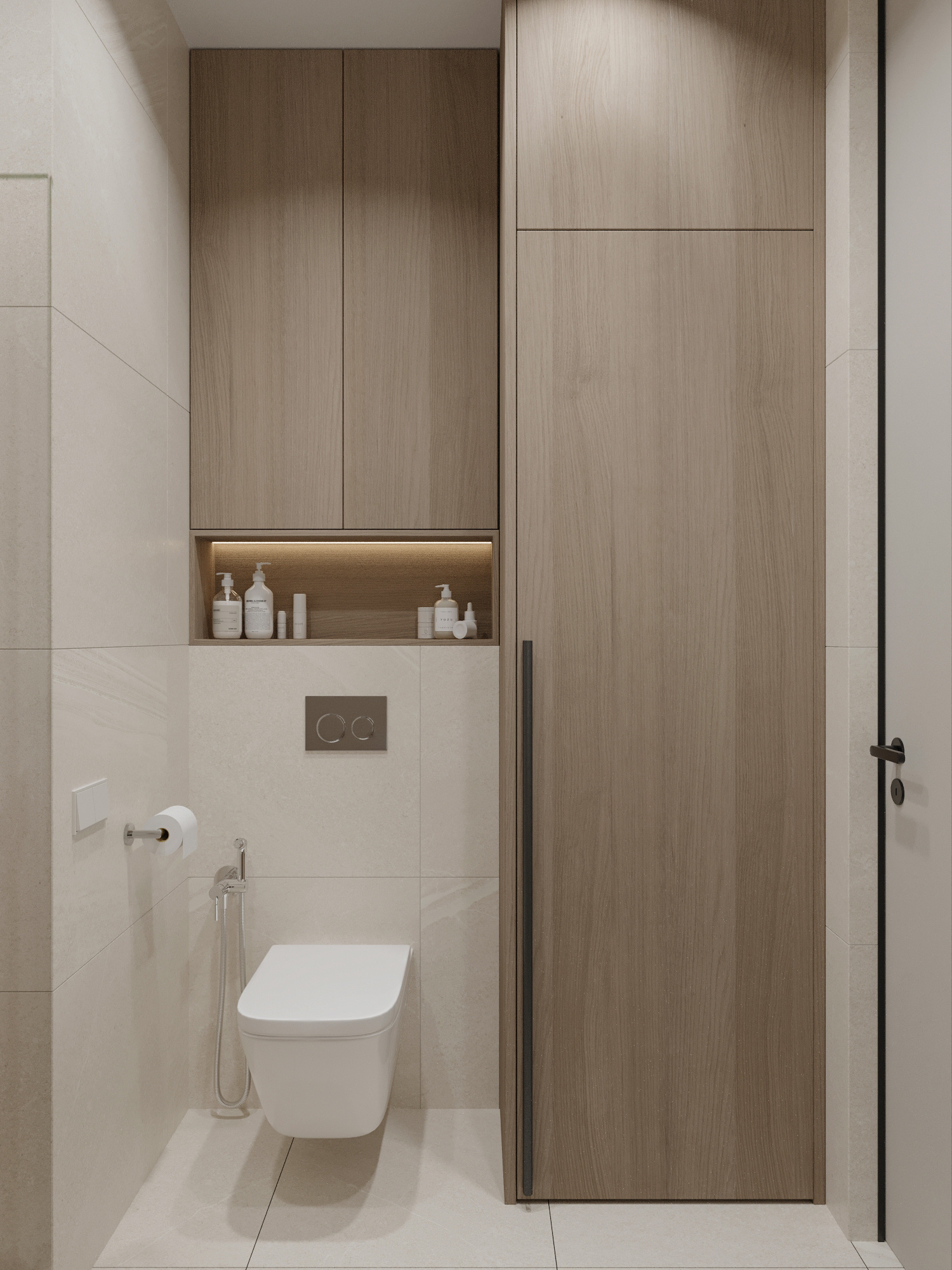 Функциональный интерьер квартиры 61 м² для пары в Москве