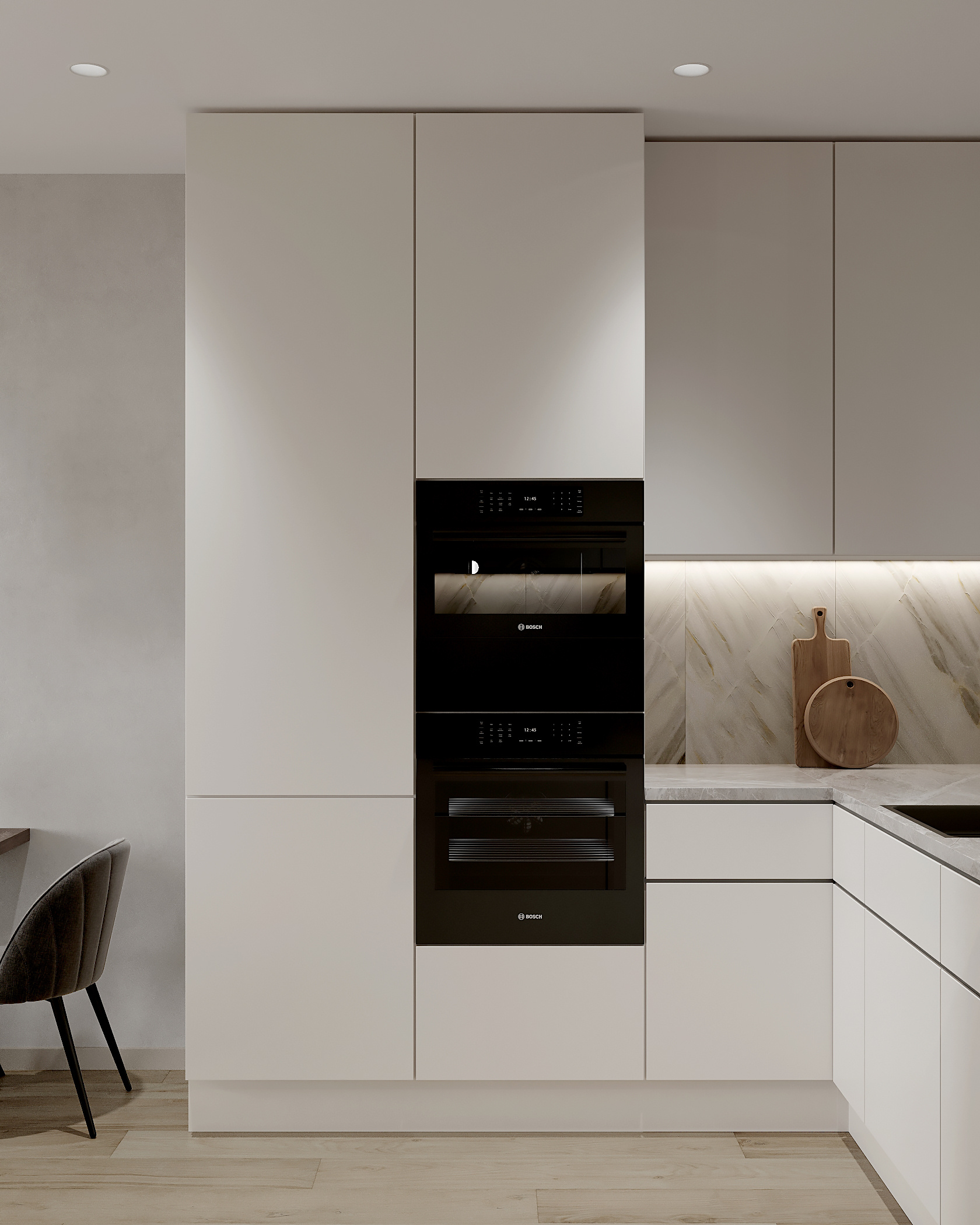 Стильный дизайн квартиры 52 м² для семьи в Москве