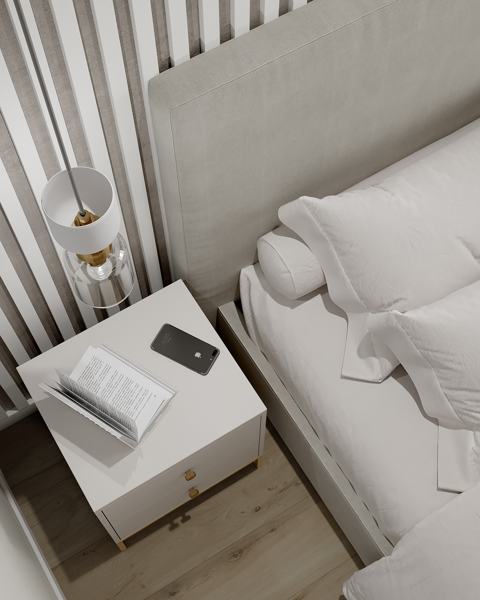 Стильный дизайн квартиры 52 м² для семьи в Москве