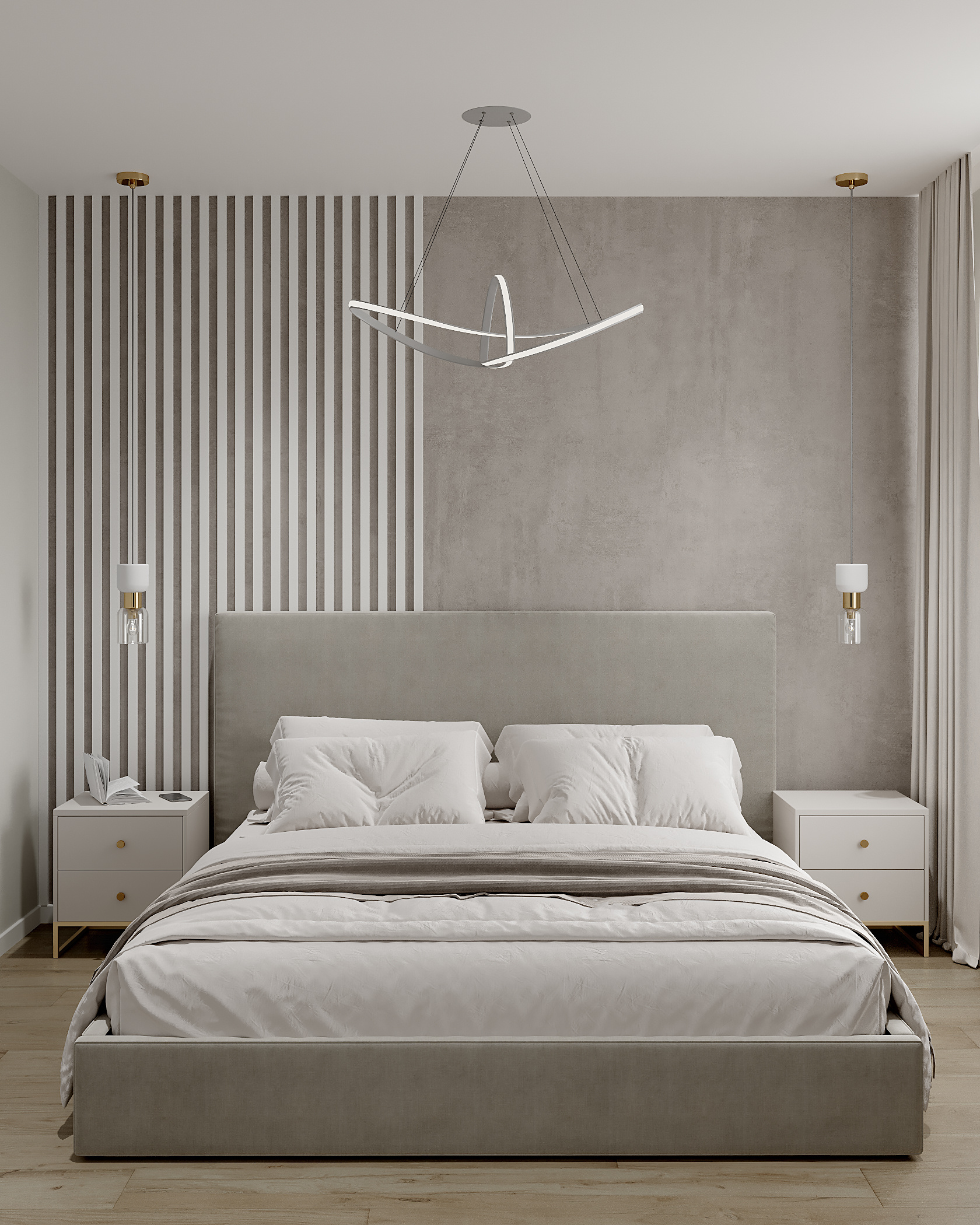 Стильный дизайн квартиры 52 м² для семьи в Москве