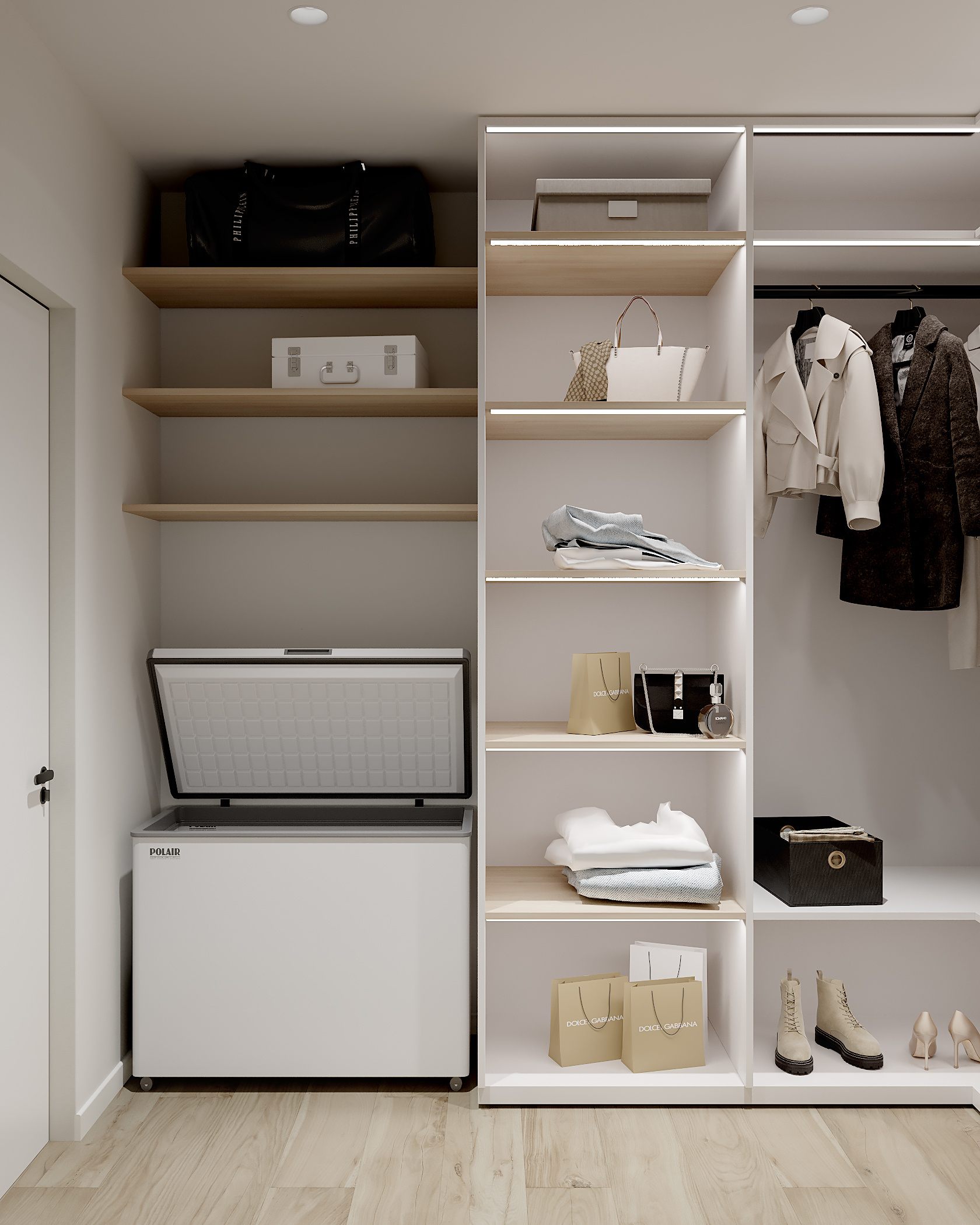 Стильный дизайн квартиры 52 м² для семьи в Москве